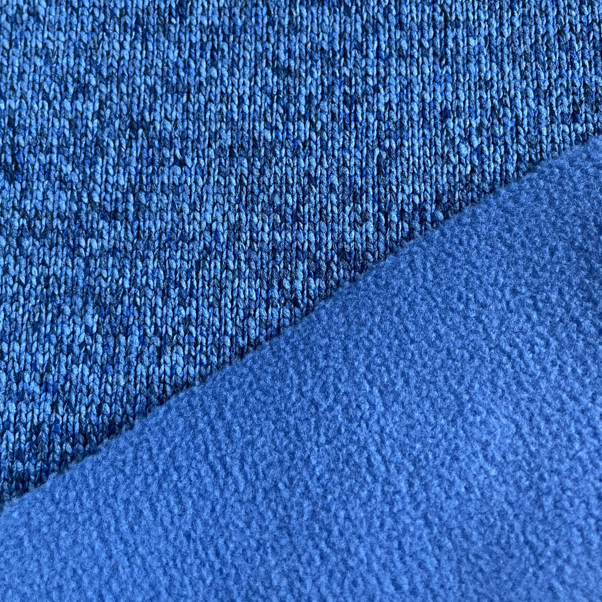 Revolutionary 100% Polyester Knit Fabric Bonded Polar Fleece